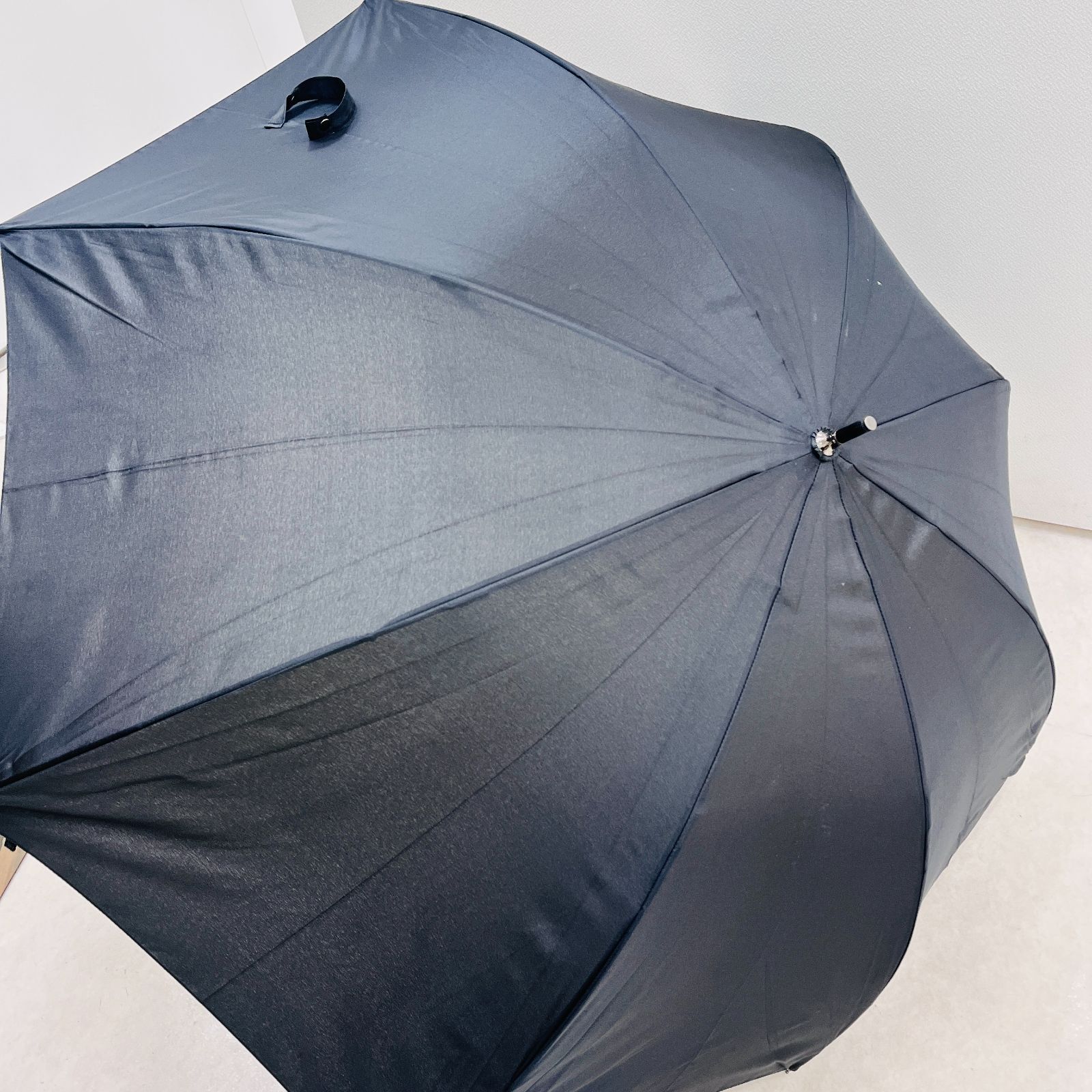 A【中古】YANASE ヤナセ 傘 手開きタイプ 雨具 メンズ レディース ネイビー シンプル shop☆日用品！ メルカリ