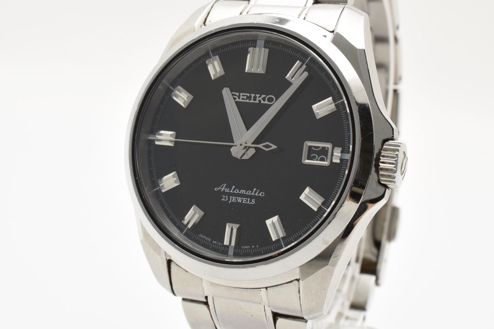 稼働品 SEIKO セイコー MECHANICAL メカニカル 6R15-00H0 デイト 裏 