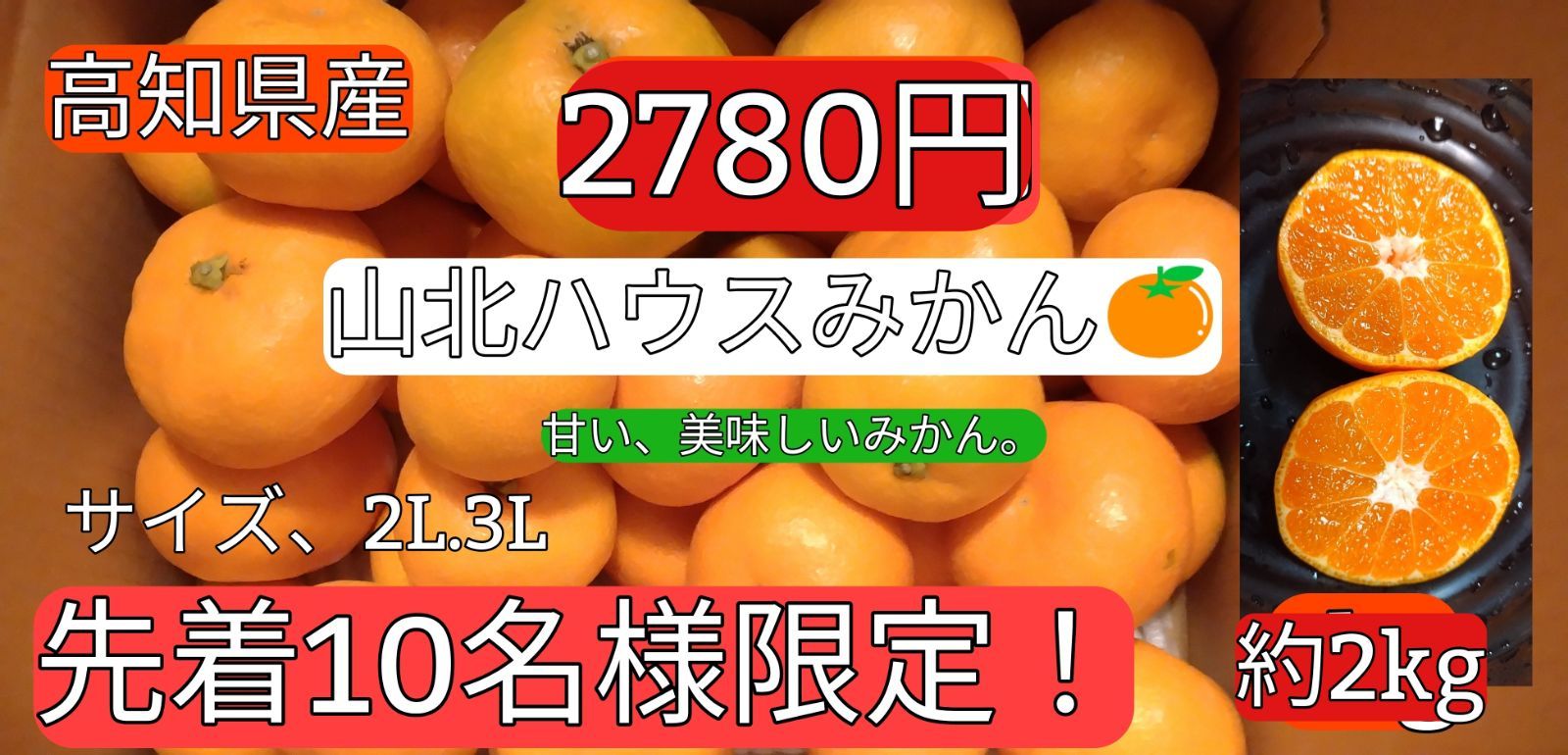 完全赤字の大放出‼️きたーー‼️激うま‼️山北ハウスみかん約5kg7980円‼️ 楽天市場】ハウスみかん 山北みかん (約5kg) 高知産 山北温室