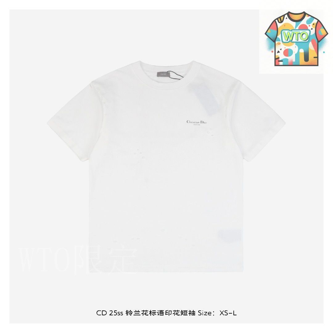 【新品未使用】Dior Butterfly Tシャツ Dior Butterfly T-shirt | 24s | REVERSIBLE
