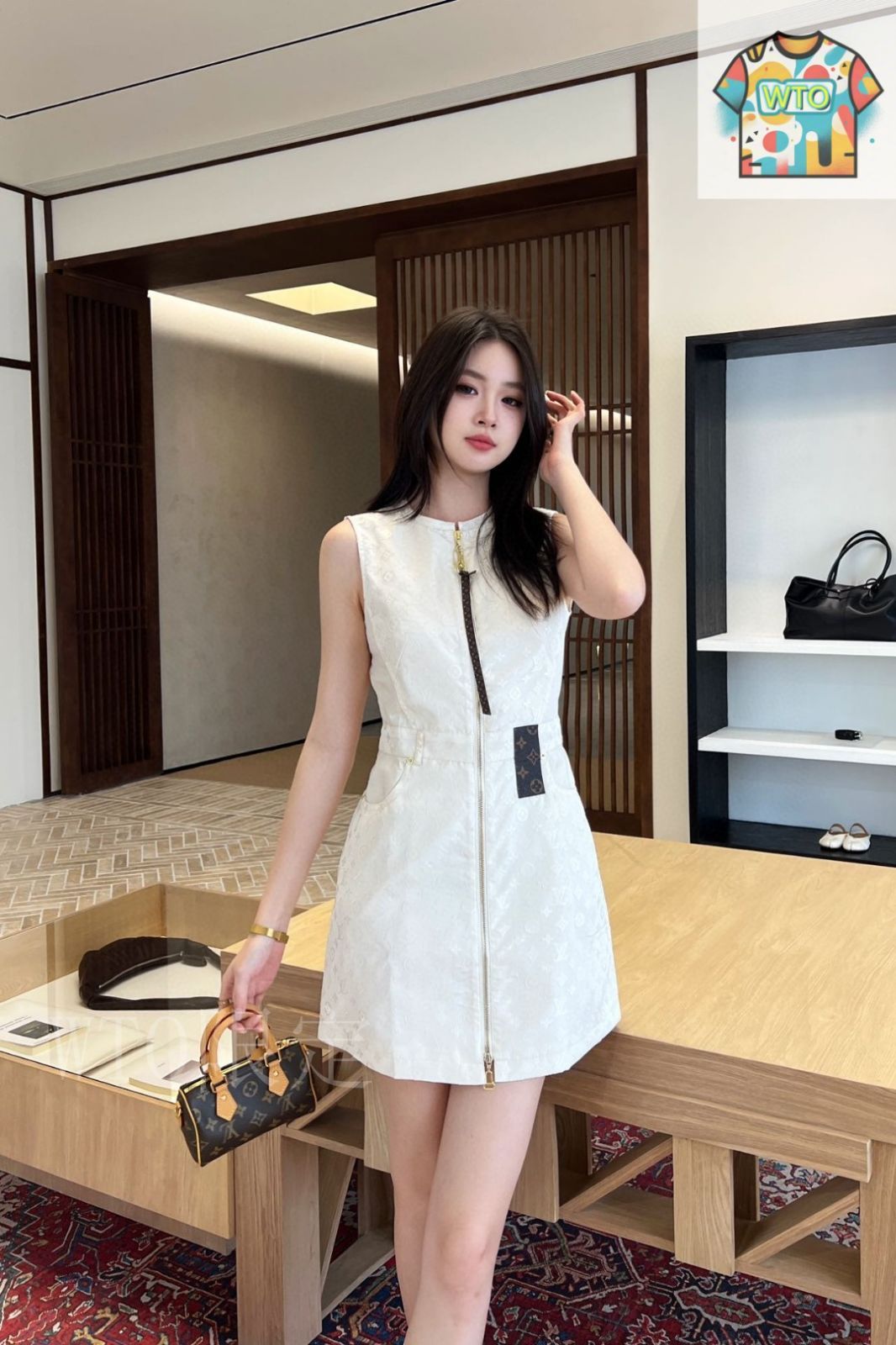 ♡ルイヴィトン♡ノースリーブワンピース♡ 楽天市場】ルイヴィトン LOUIS VUITTON ワンピース ブルー系