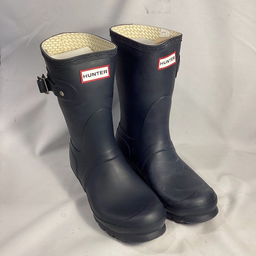 ♪HUNTER ハンター オリジナルショートレインブーツ ネイビー