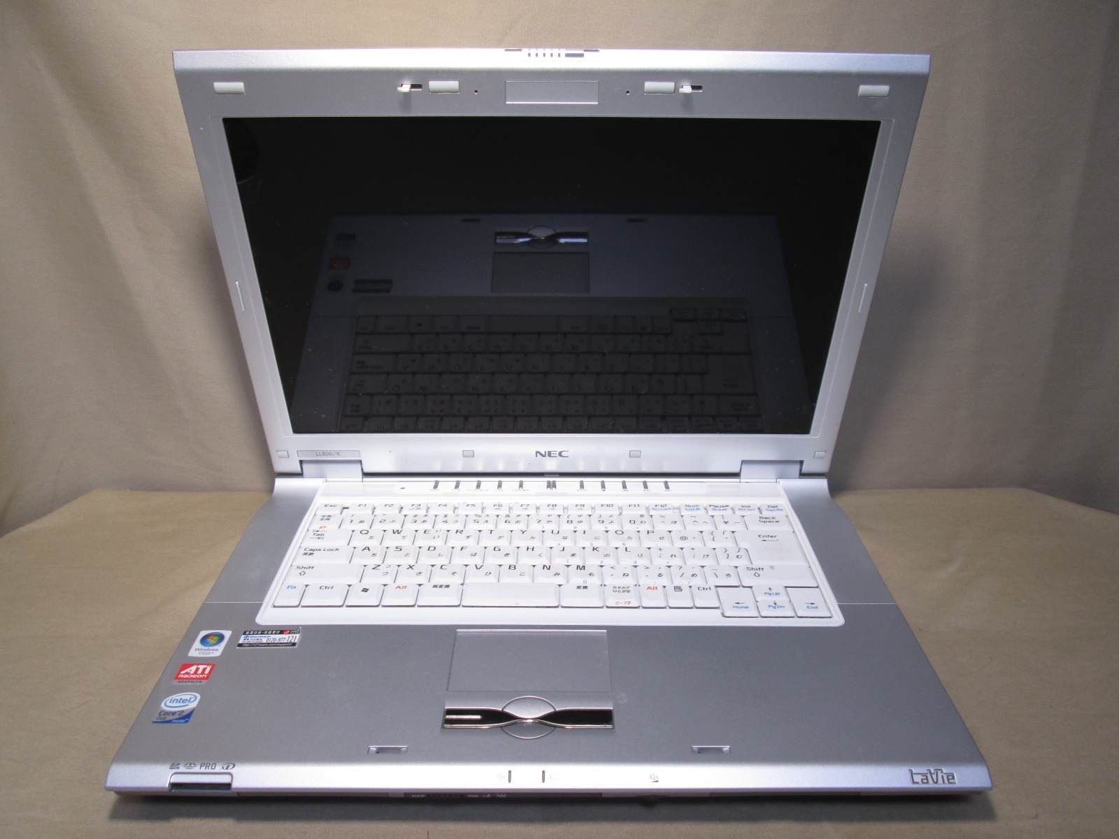 NEC LaVie L LL800/KG【Core 2 Duo】 【WindowsVistaモデル