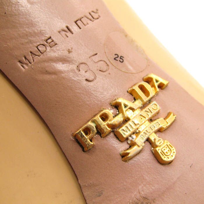 プラダ パンプス オープントゥ ブランド シューズ 靴 イタリア製
