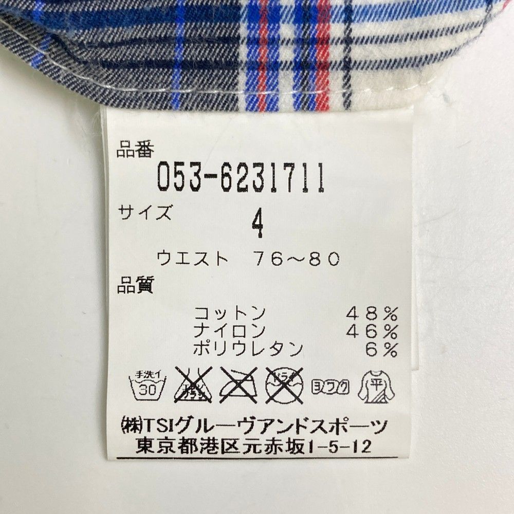 PEARLY GATES ストライプ ゴルフパンツ サイズ4 サイズ：4 PEARLY