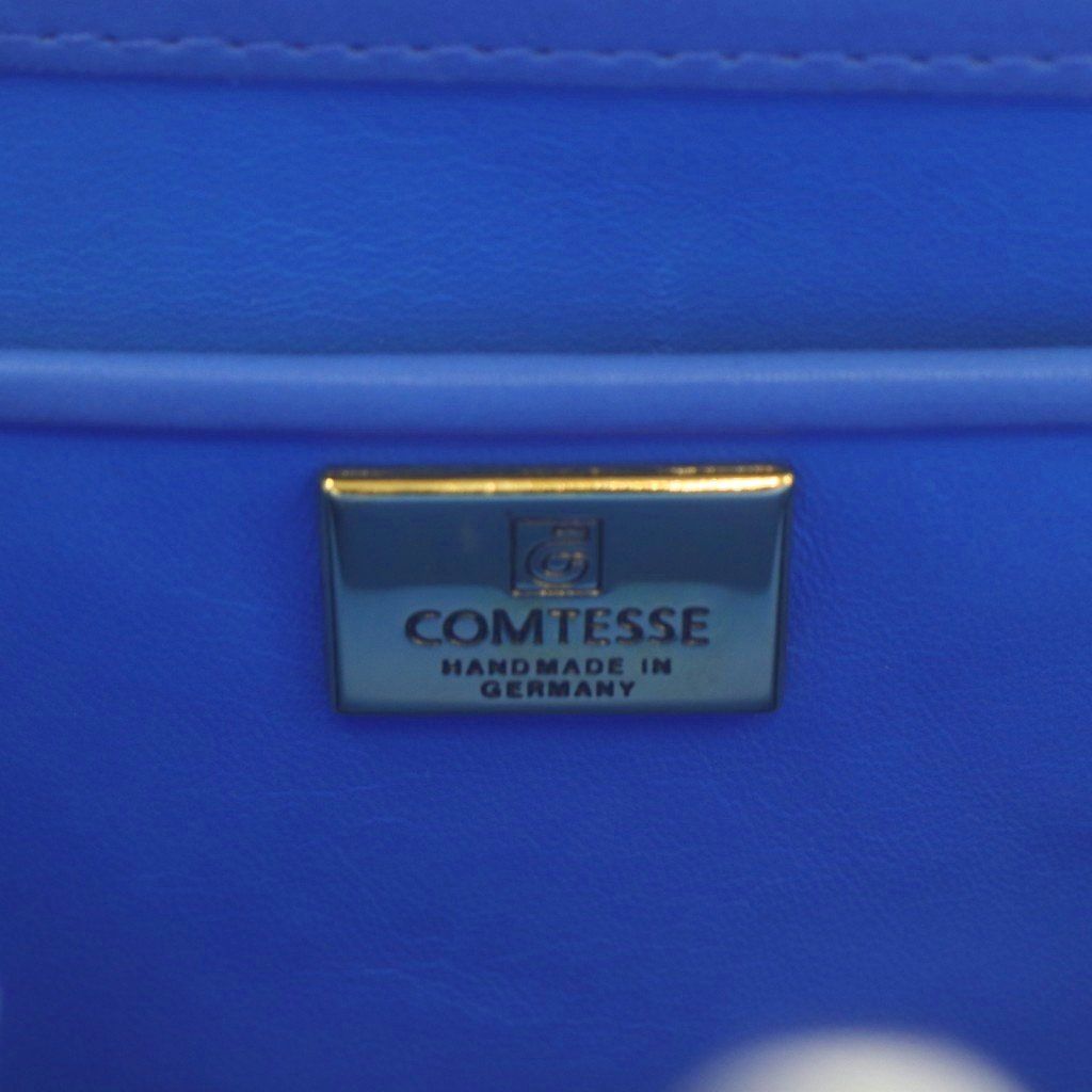 購入 コンテス Comtesse ハンドバッグ ワンハンドル がま口 レザー  