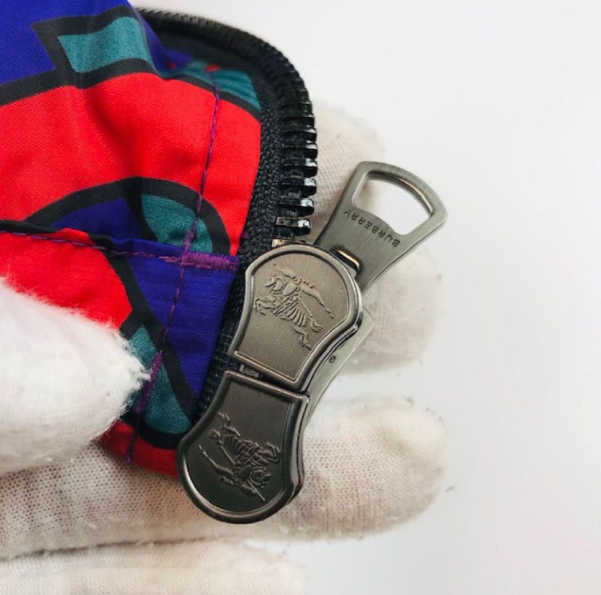 良品☆バーバリー・ECONYL TBモノグラム総柄 ナイロンジャケット(M