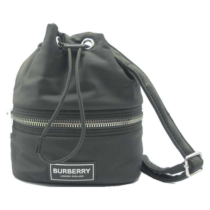 バーバリー ショルダーバッグ BURBERRY LONDON ナイロン ロゴ 巾着絞り