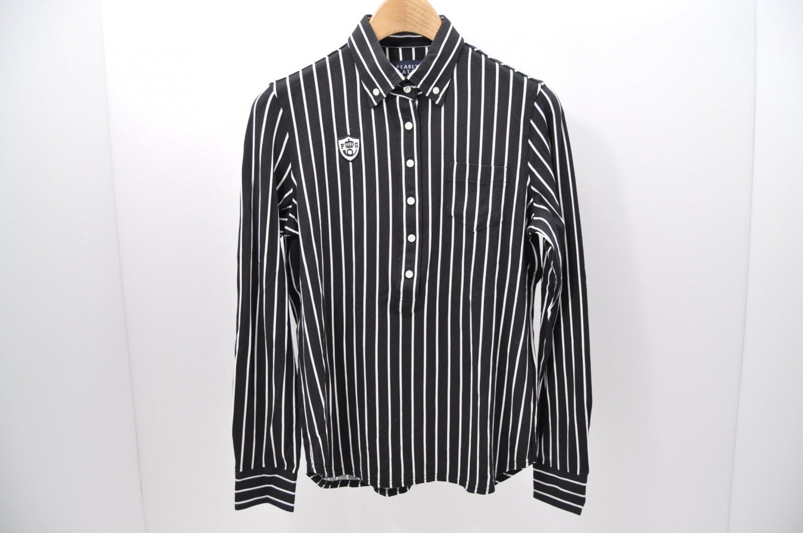 新品PEARLY GATES ポロワンピース 白黒ストライプ 【公式通販】