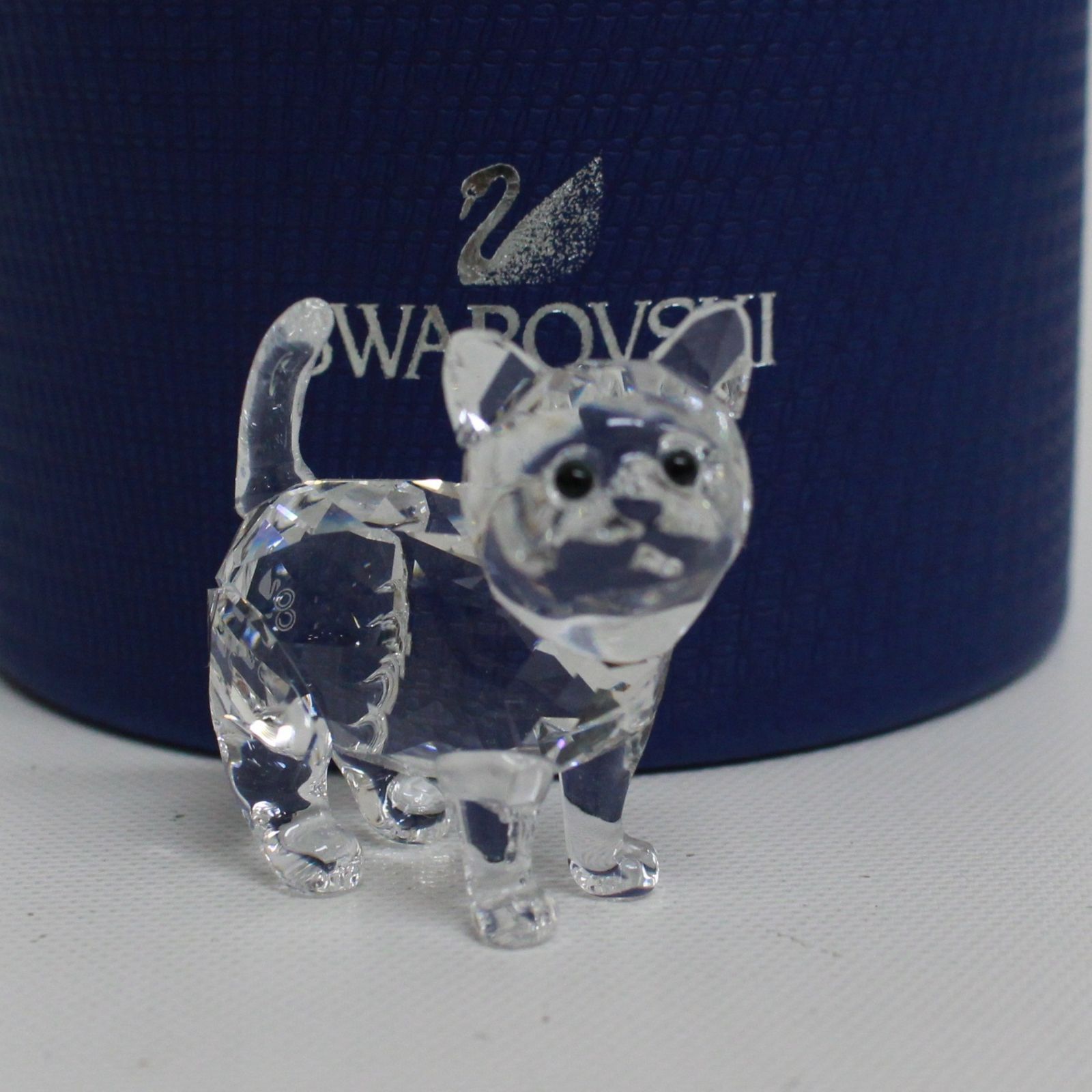 ☆22 SWAROVSKI スワロフスキー 猫 置物 KITTEN - メルカリ