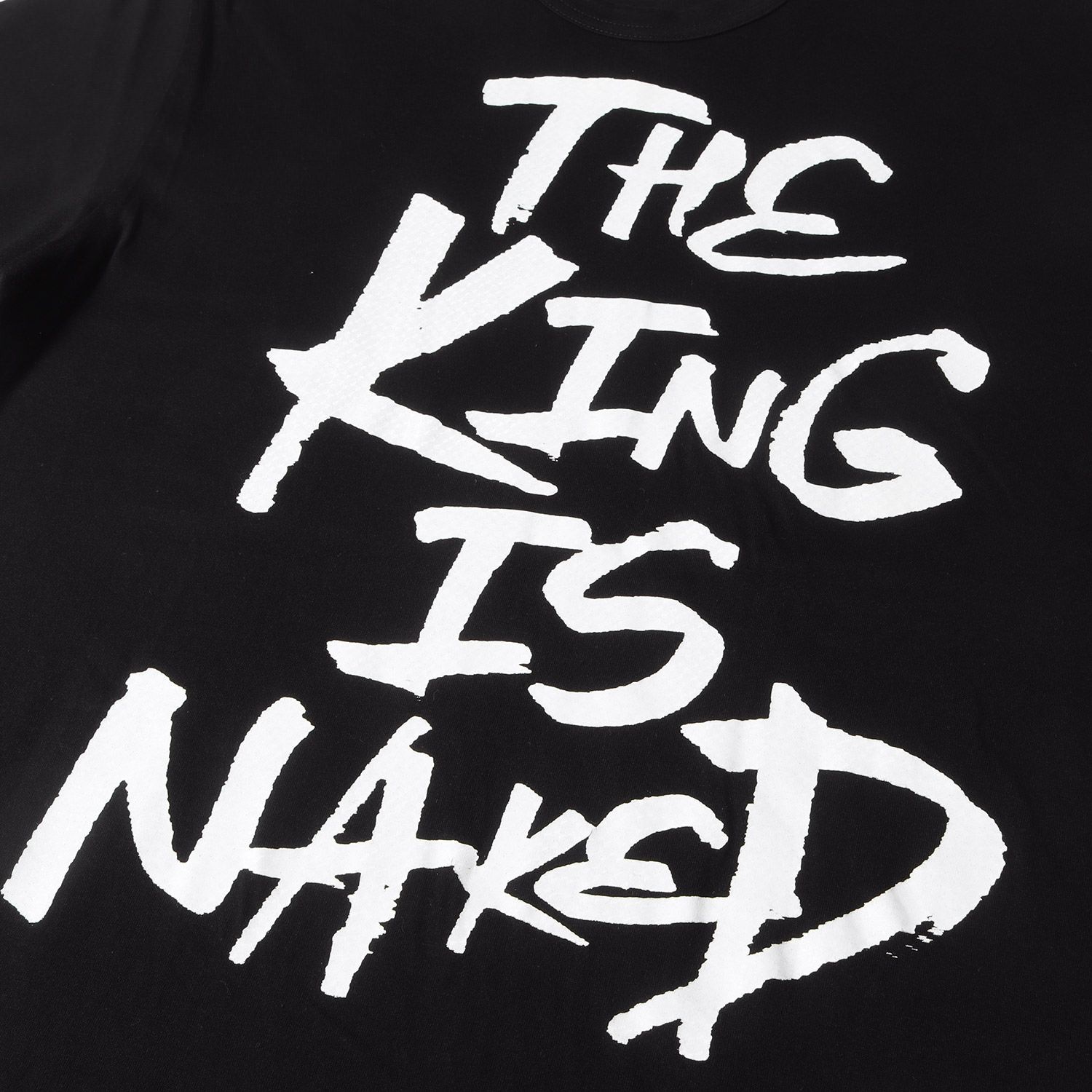 コムデギャルソンオムプリュス THE KING IS NAKED Tシャツ 黒 COMME des GARCONS HOMME PLUS コムデギャルソン オムプリュス T