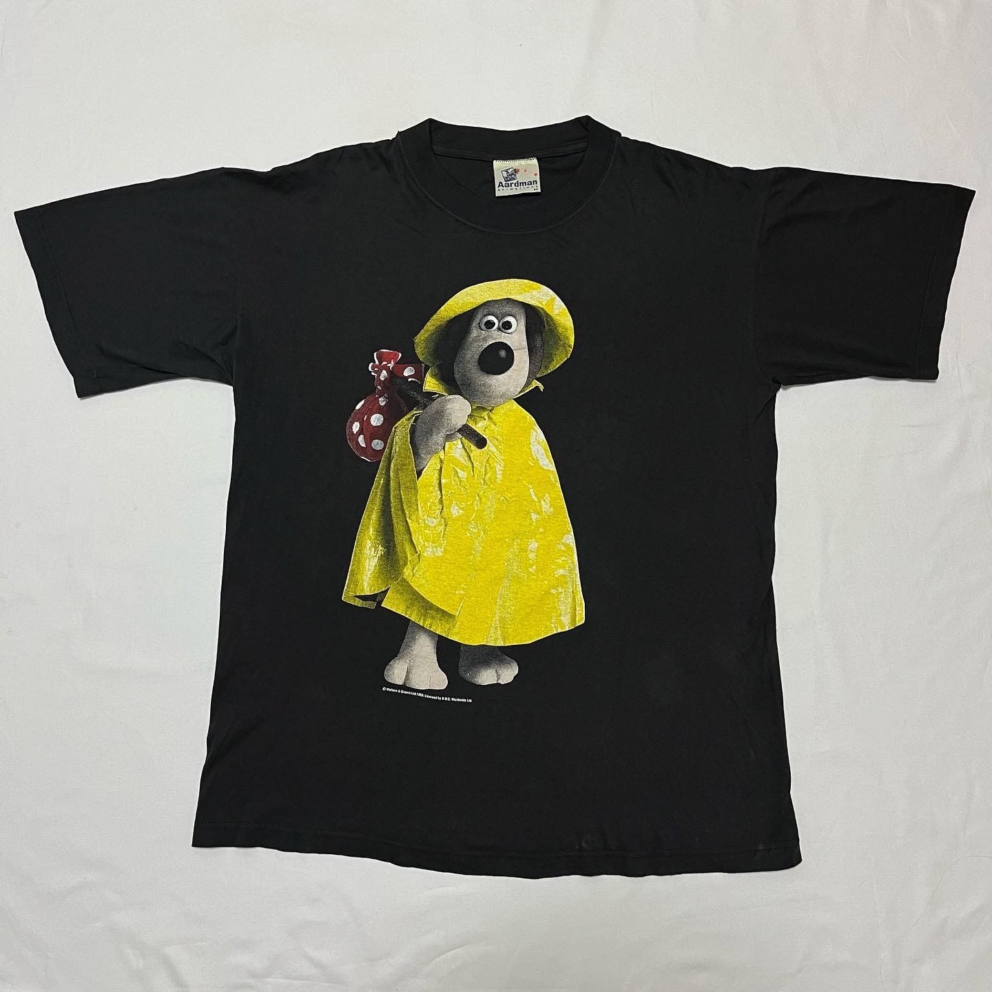 90s Wallace&Gromit Anime T-shirt ウォレスとグルミット 羊のショーン 
