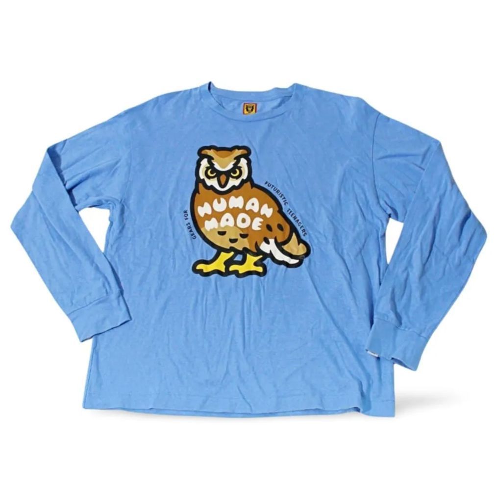 HUMAN MADE ロンT フクロウ HUMAN MADE ヒューマンメイド 23SS GRAPHIC L/S T-SHIRT
