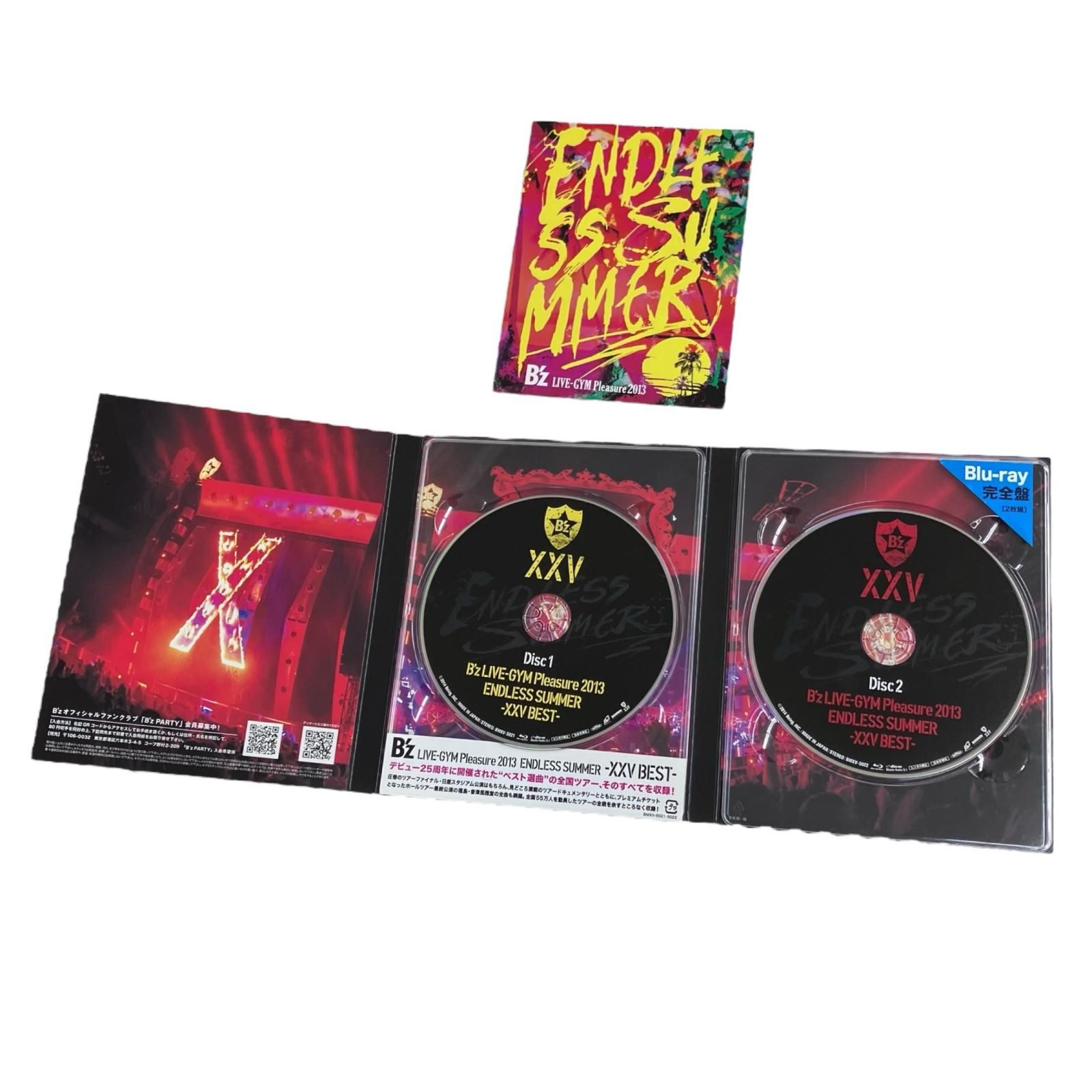[Blu-ray]/B'z/B'z LIVE-GYM Pleasure 2013 ENDLESS SUMMER -XXV BEST- [完全版] B\u0027z LIVE-GYM Pleasure 2023 STARS Blu-ray B\u0027z⁄ B\u0027z LIVE-GYM Pleasure