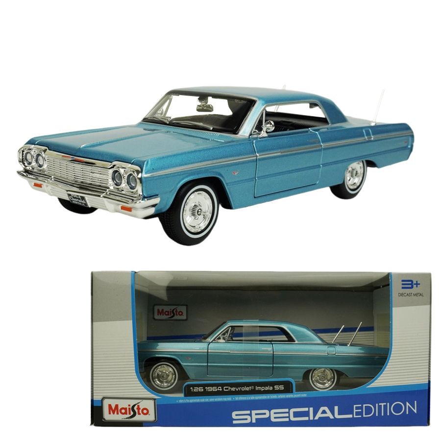 1964 Chevrolet Impala ダイキャスト ミニカー Amazon.com: Motormax 1964 Chevrolet Impala Lowrider Hard Top