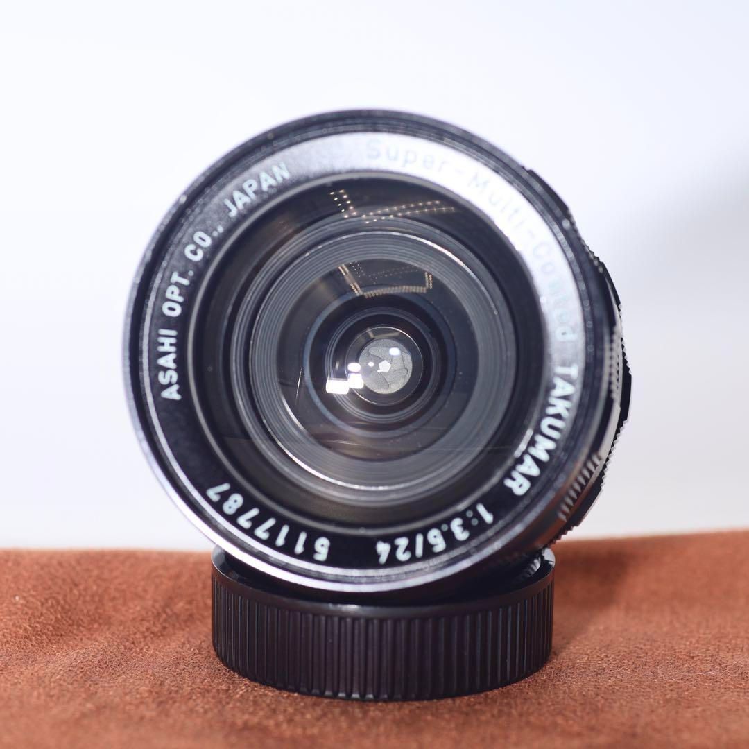 【希少・美品】 SMC Takumar 24mm F3.5 066 広角タクマー オールドレンズ】タクマーの小さな広角レンズ アサヒ