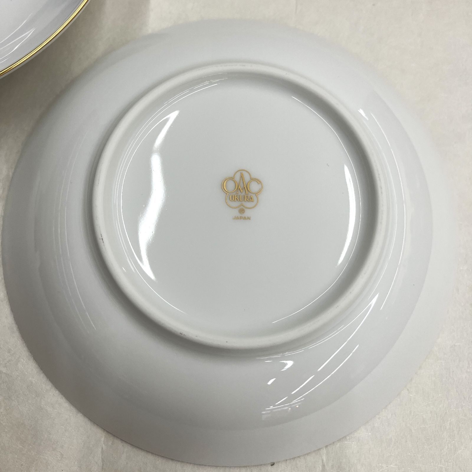 現品限り［大倉陶園］ブルーローズ 14cm フルーツ皿ペアセット 35HR 