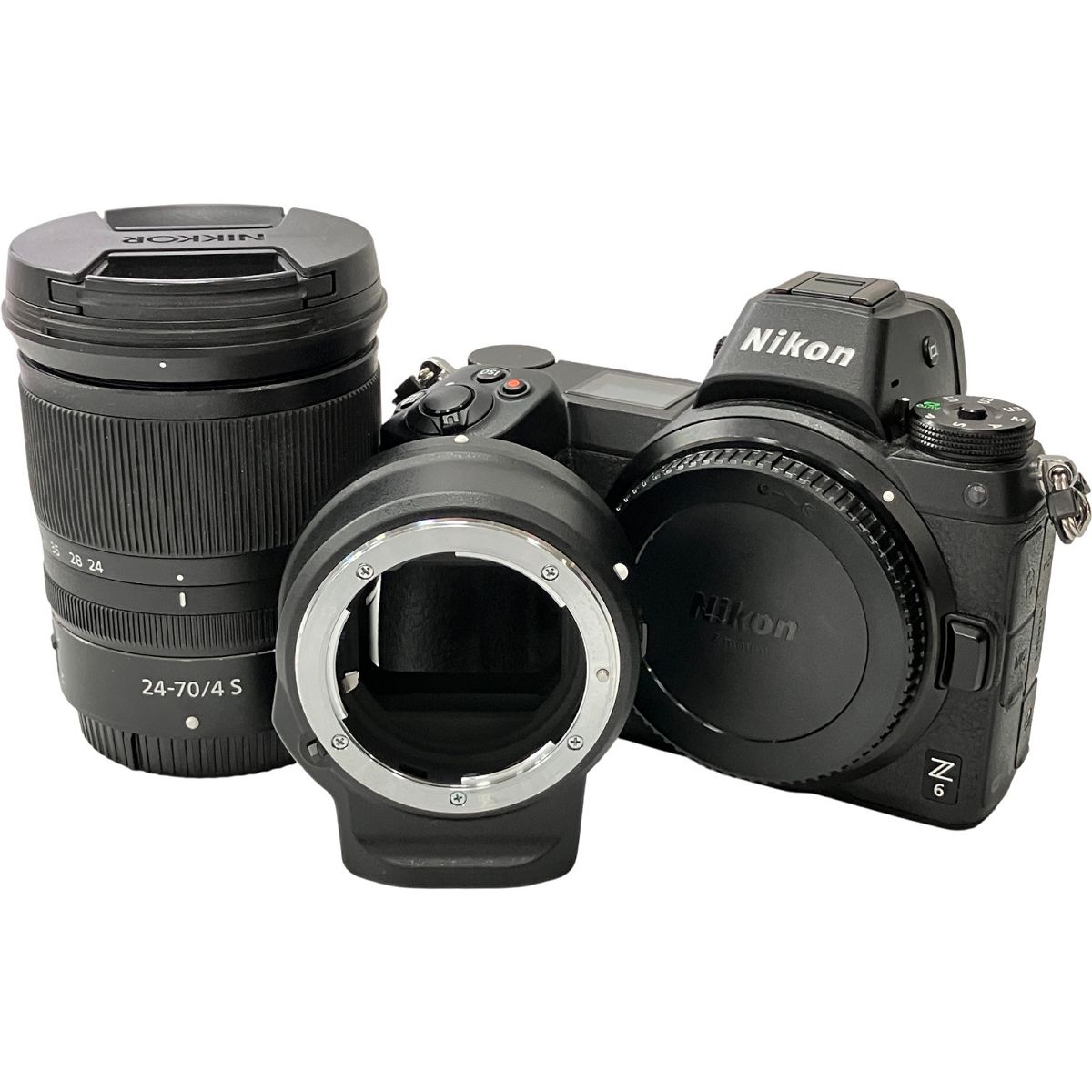 【美品】Nikon Z6 ボディ＋FTZマウントアダプター＋純正バッテリー2本他 美品】Nikon Z6 ボディ＋FTZマウントアダプター＋純正バッテリー2本他