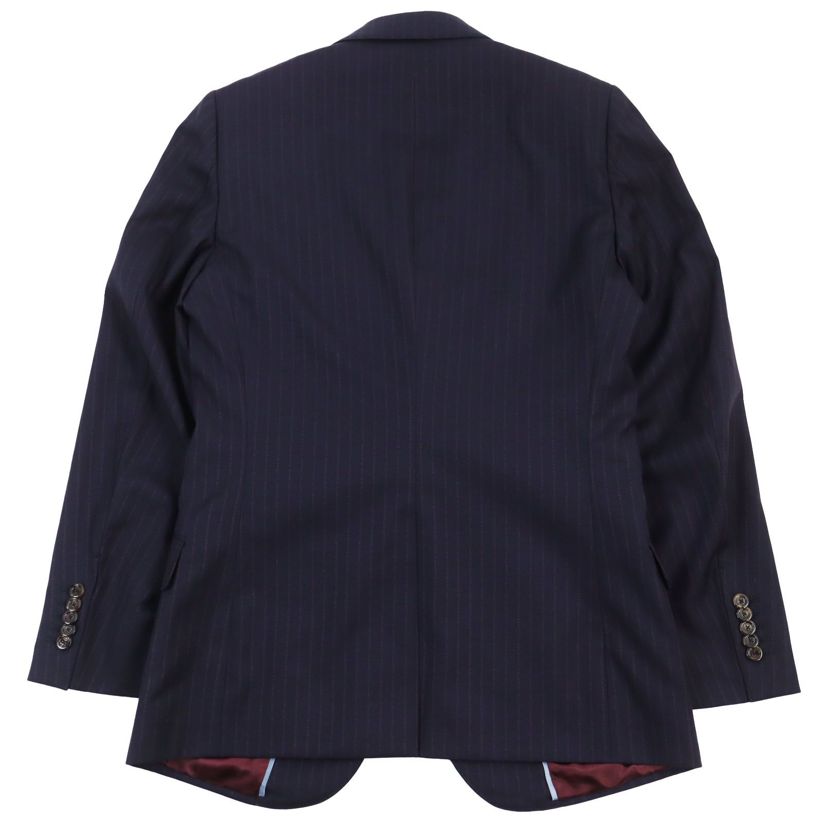 極美品○GUCCI グッチ 606248 ウール100％ ロゴ入り ストライプ柄 