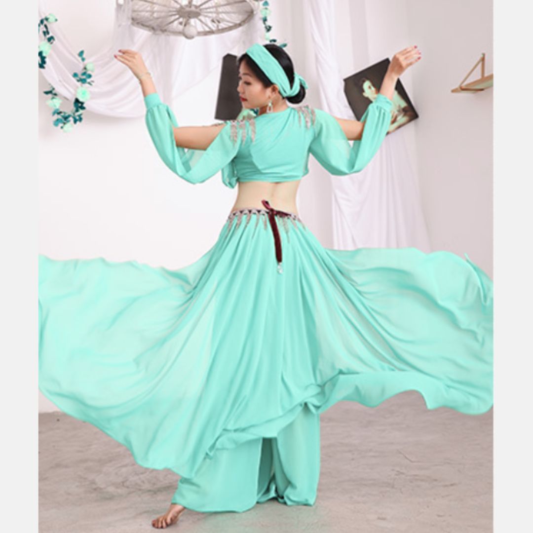 5点セット】ベリーダンス衣装 モアシャハット ミントグリーン