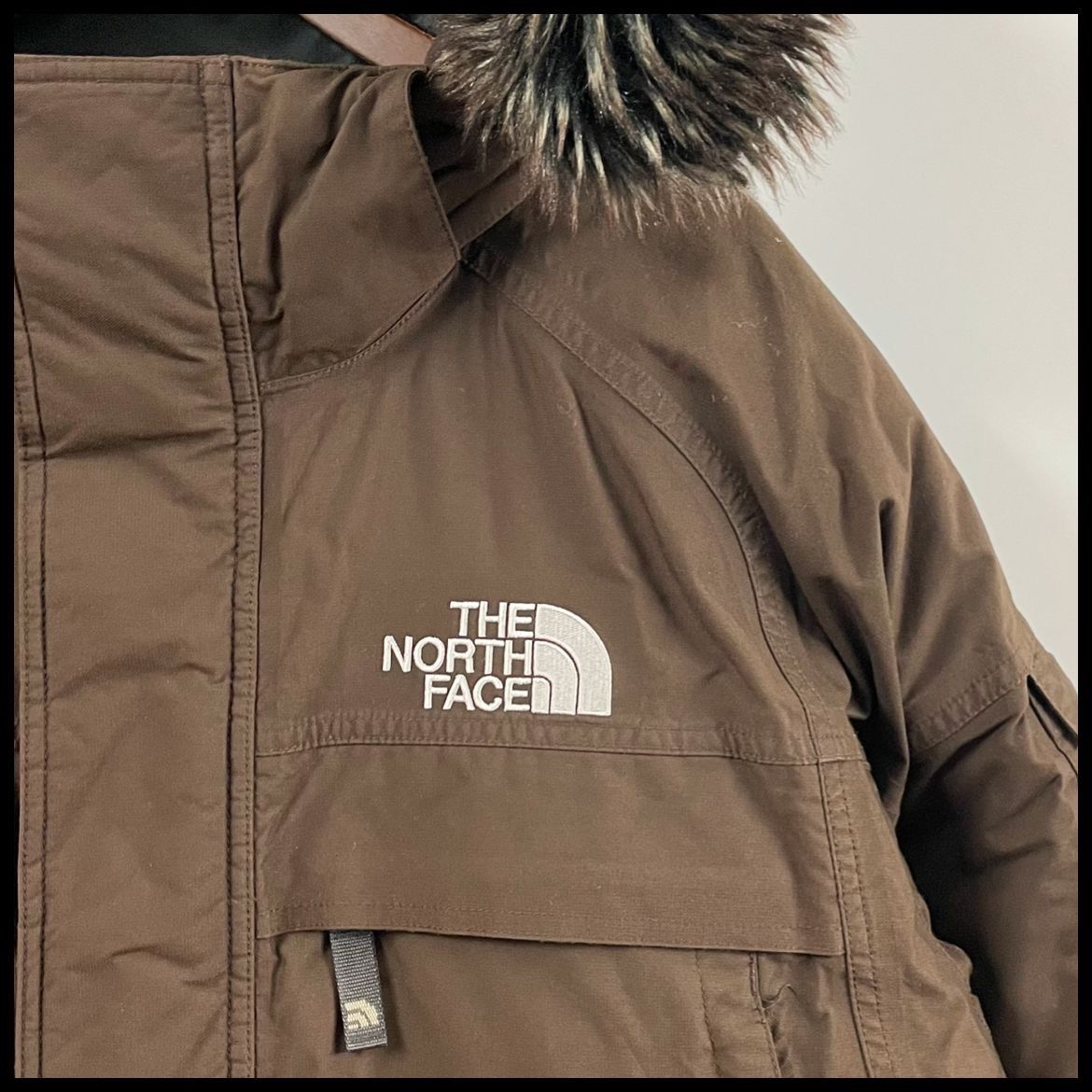 THE NORTH FACE ノースフェイス マクマードパーカ ブラウン 美品