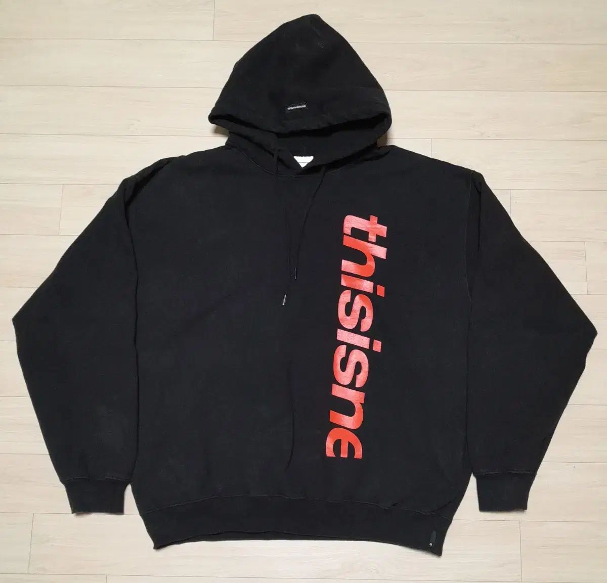 thisisneverthat ディスイズネバーザット フード 黒 XL