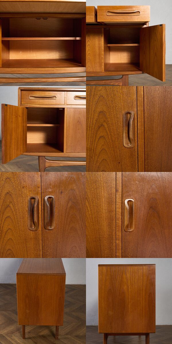 ジープラン G-PLAN Fresco ヴィンテージ 脚付き サイドボード 4072 チーク 英国 フレスコ 94214 MARWIL-DEMENAGEMENTS_CH