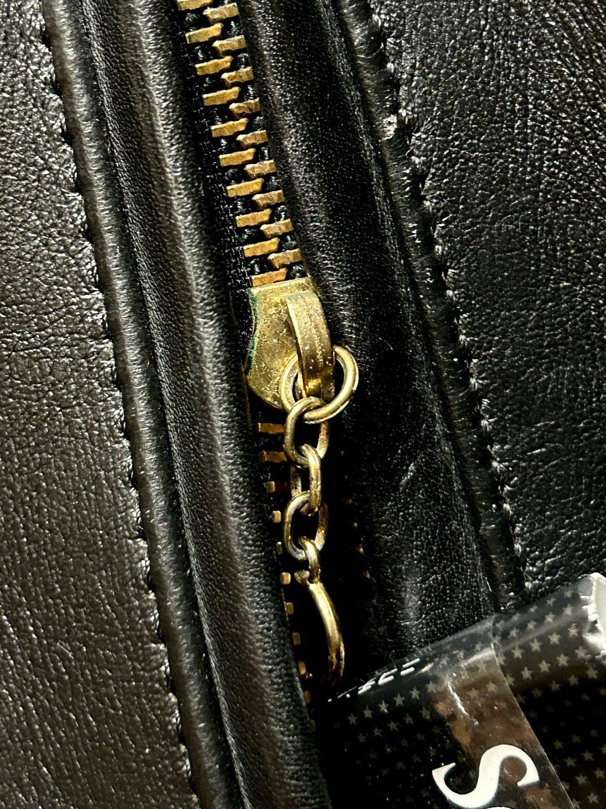 オールドモデルTALONジッパーvanson希少旧Type Bライダース36美品