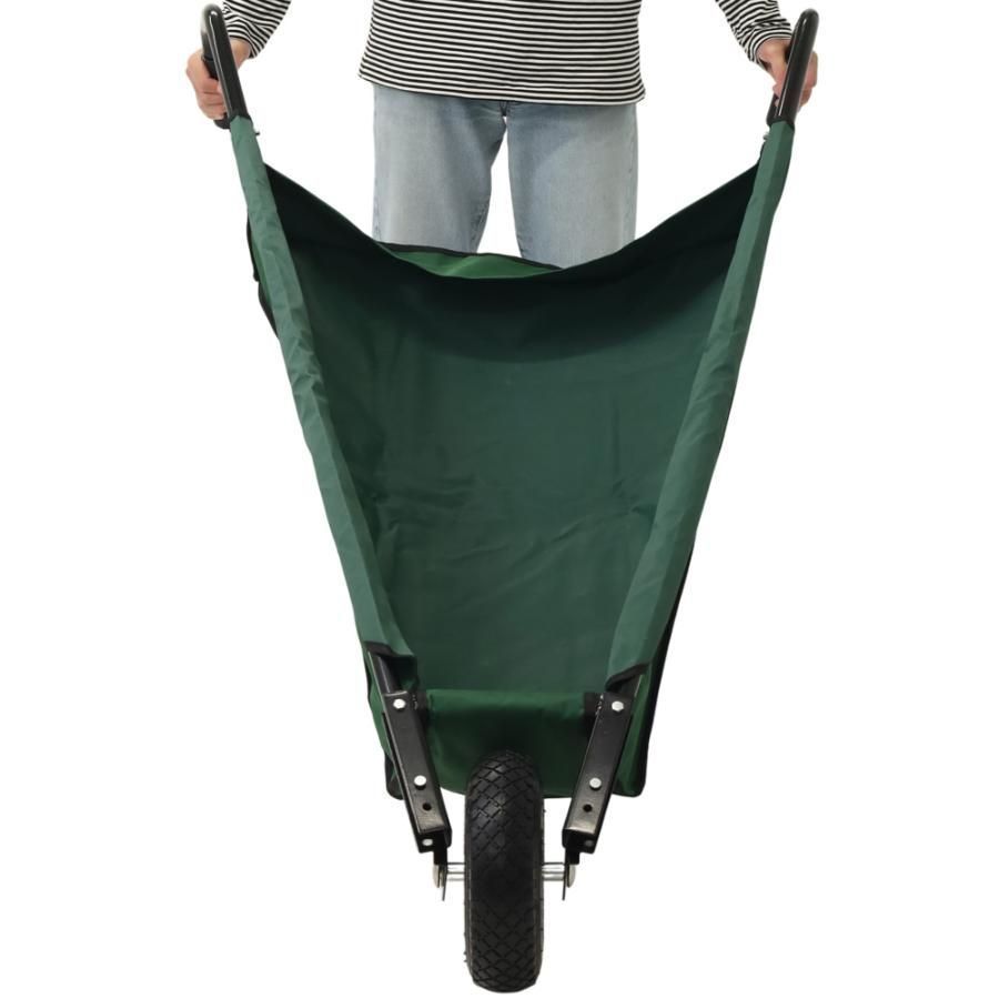 一輪車 農業用 ネコ車 折りたたみ ガーデニングカート 手押し車