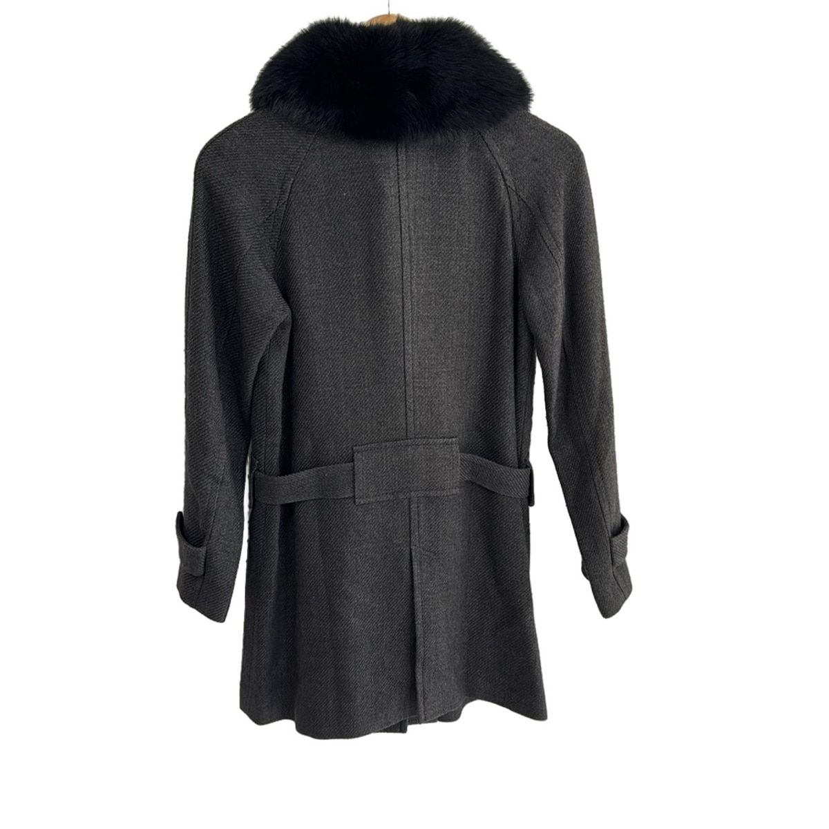 IENA(イエナ) コート レディース美品 - ダークグレー×黒 長袖/冬 IENA