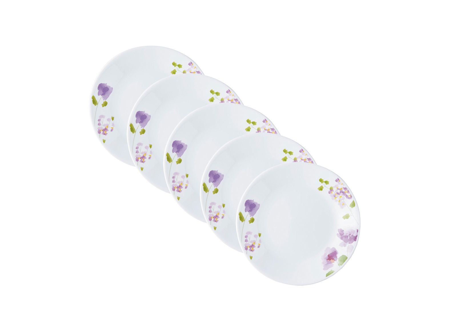 最終値下げ！CORELLE コレール 16点セット 新品未開封 コレール お皿セット プレート 26.5cm 長皿 コレール CORELLE  バイオレットミスト 5枚セット （ 食洗機対応 電子レンジ対応 オーブン対応 耐熱 お皿 白 長角皿 大皿 花柄 スクエア 長方形 軽い 割れにくい  白い食器 ... 未使用　コレール　バイオレットミスト　長皿　3枚セット