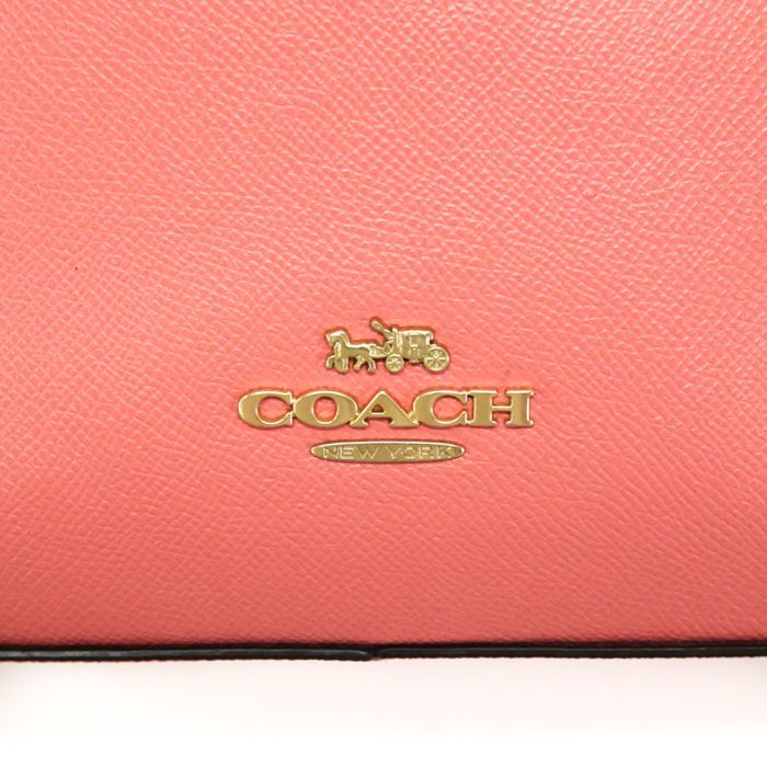 コーチ COACH リュック レザー 76624 バックパック リュックサック デイパック バッグ レディース ピンク 中古 map21017 -  メルカリ