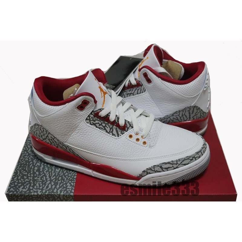 送料無料匿名配送新品】NIKE AIR JORDAN 3 CARDINAL RED カーディナル・レッド CT8532-126 US10/28cm / ジョーダン AJ 3/ナイキ スニーカー - 産地直送