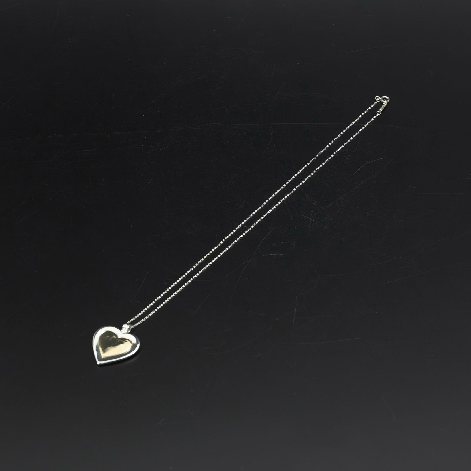 ティファニー TIFFANY&Co. ネックレス ハート K18イエローゴールド