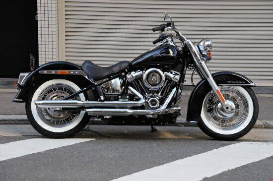 MOTOR STAGE スリップオンマフラー ブラス76テーパースラッシュ 2000〜06年FLSTN|クローム