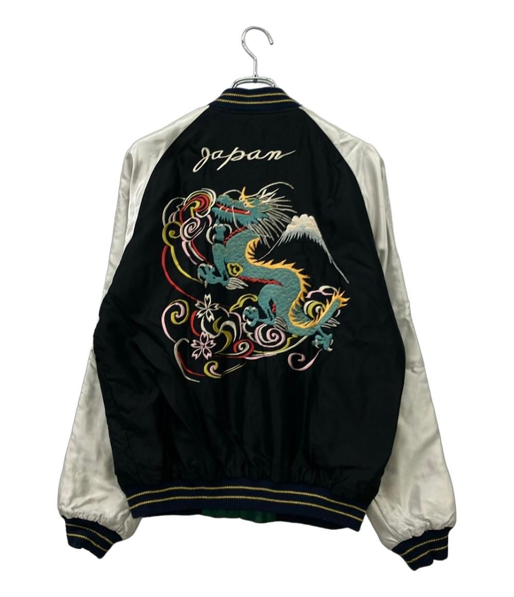 テーラートウヨウ スカジャン リバーシブル ROARING TIGER X WHITE DRAGON TT14571 メンズ SIZE L TAILOR TOYO