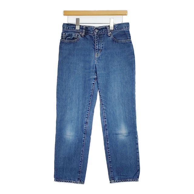サキュウ caqu Farmer デニムパンツ サイズ1 新品未使用 caqu ジーンズ サイズ1 加工 デニムパンツ ブルー レディース