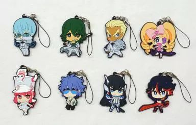 キルラキル ラバーストラップコレクション 第1弾＆第2弾 フルコンプリート 中古】ストラップ(キャラクター) 全8種セット 「キルラキル