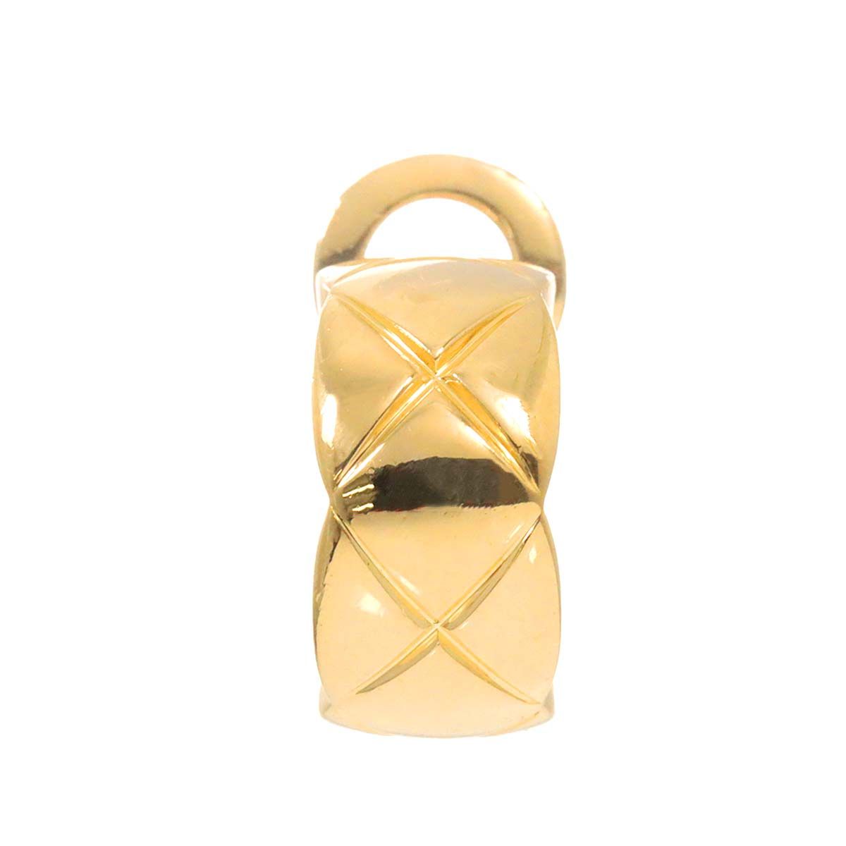 シャネル CHANEL ココクラッシュ イヤリング K18 YG イエローゴールド  