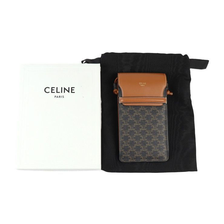 CELINE セリーヌ フォーンケース ショルダーバッグ 10G332CQD.04LU PVC ...