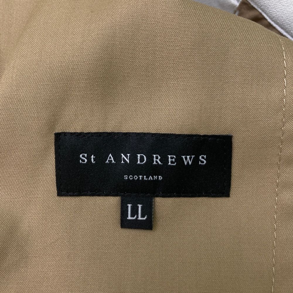 サイズ：LL ST ANDREWS セントアンドリュース  ストレッチパンツ  ホワイト系 [240101484227] ゴルフウェア メンズ ストスト サイズ：LL ST ANDREWS セントアンドリュース ストレッチパンツ
