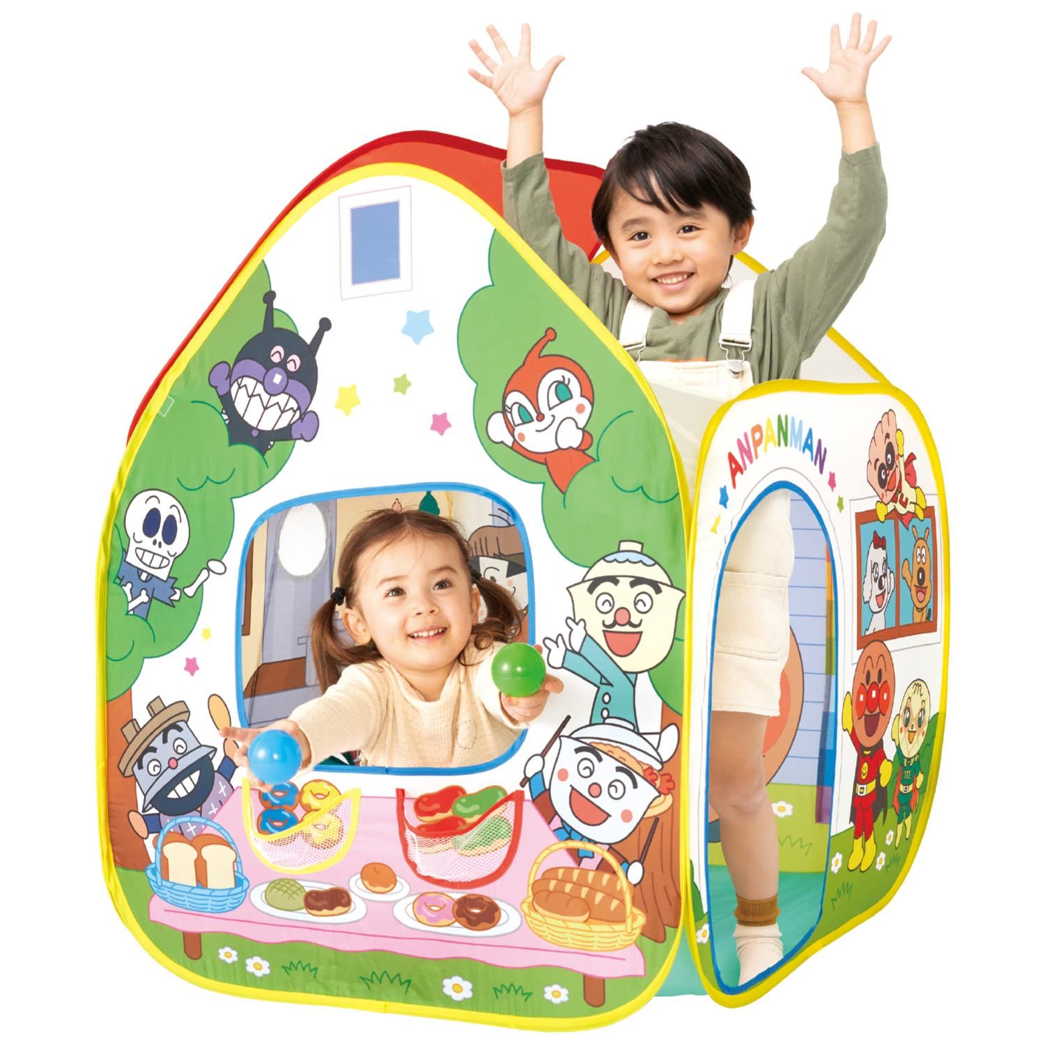 アンパンマン あそびたっぷり!全身であそぼう! ボールテントパンこうじょう(対象年齢:2歳以上) 13,195円