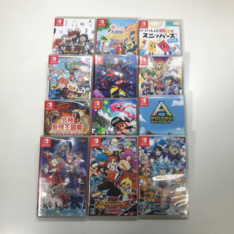 品 Nintendo Switch ニンテンドースイッチ ソフト 12本 まとめ セット 023-251016-mh-21-fuz