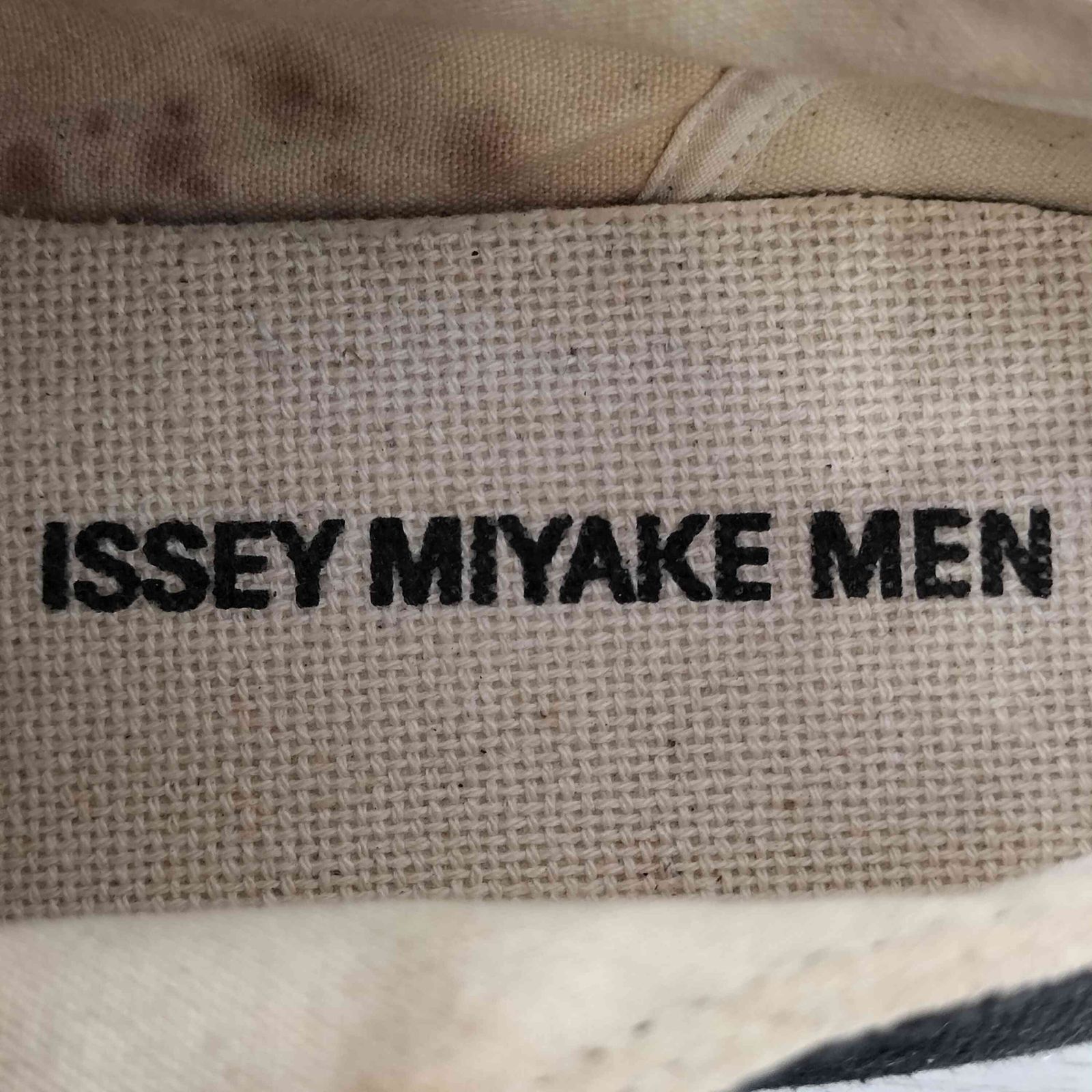 イッセイミヤケメン ISSEY MIYAKE MEN 90-00s レザー キャンバス 切替