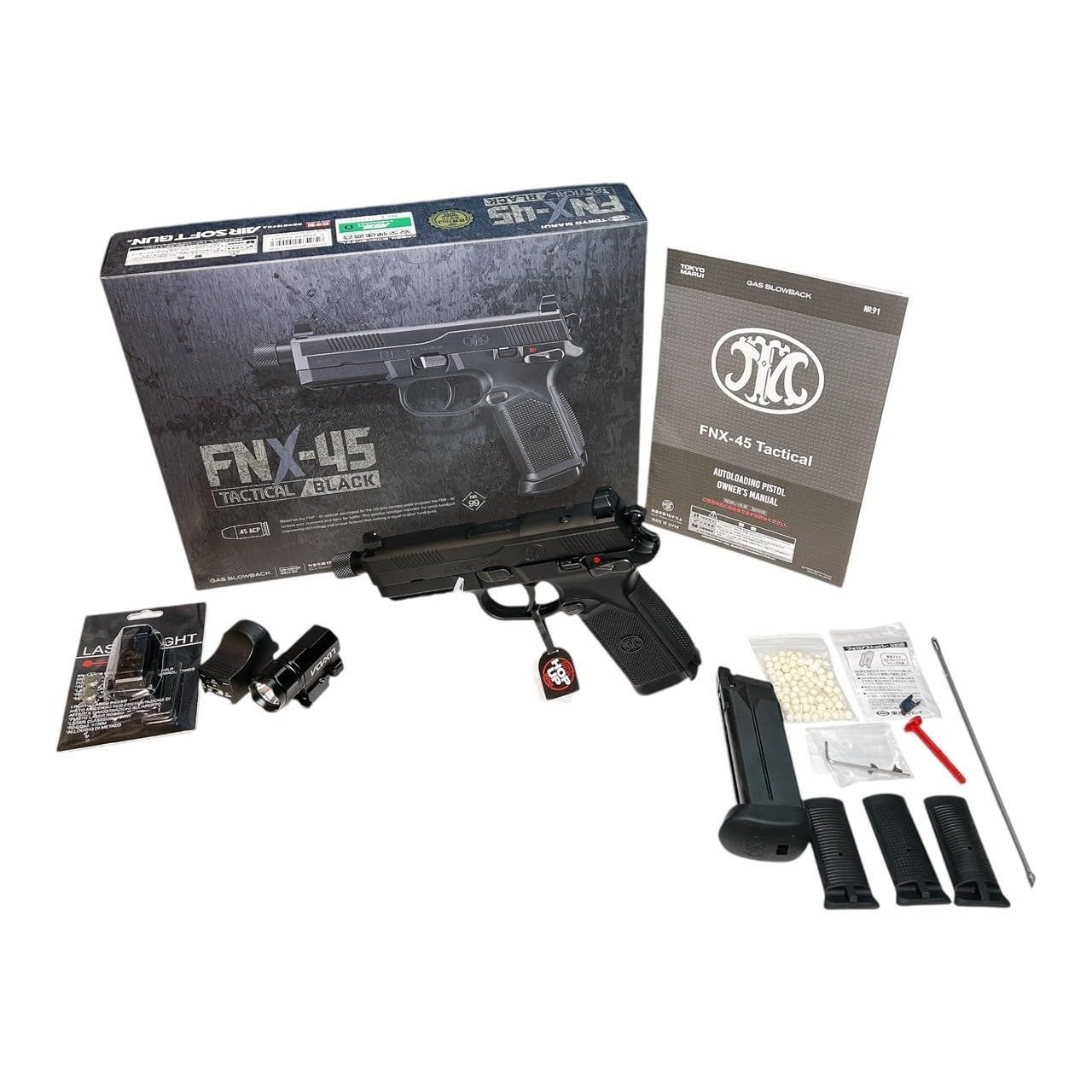 東京マルイ No.99 FNX-45 タクティカル ブラック 18歳以上 ガスブロー