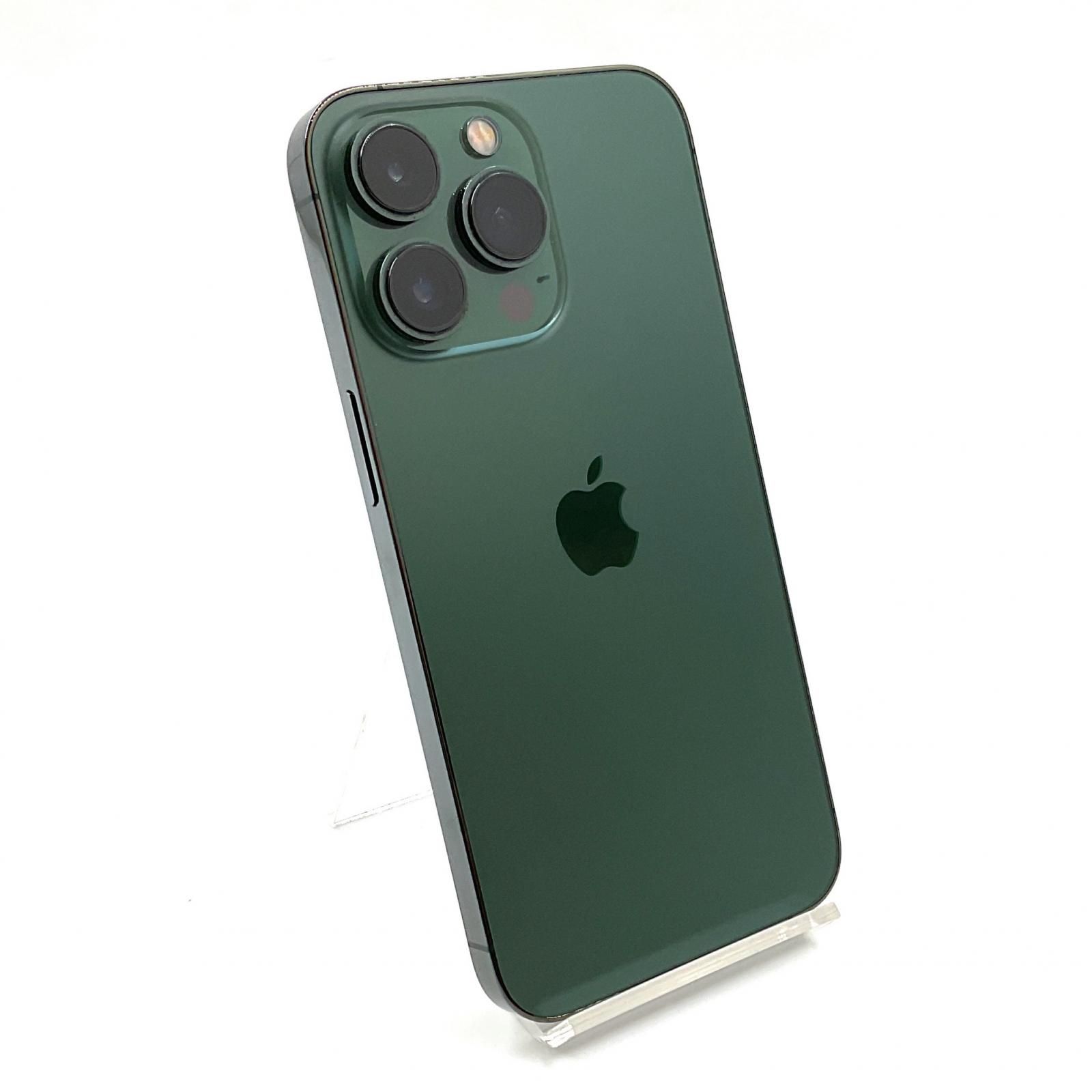 全額返金保証 最速発送 Apple iPhone 13 Pro 128GB アルパイングリーン SIMフリー 白ロム 動作 済 85%