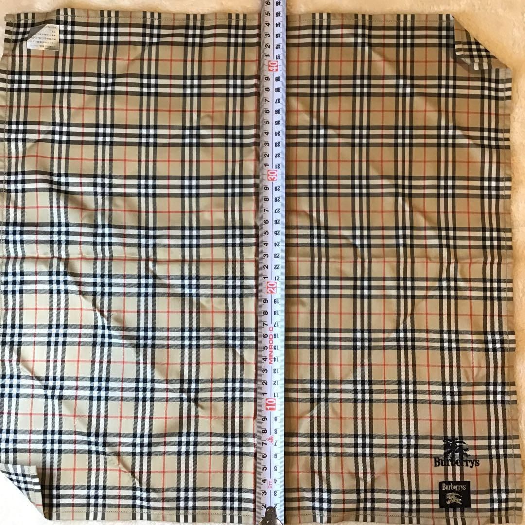 バーバリー シルクコットン ハンカチ スカーフにも ノバチェック 箱