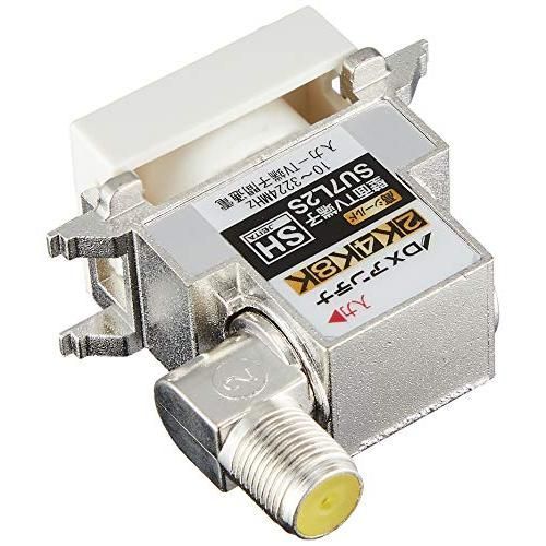 DXアンテナ 壁面TV端子 ノイズに強いダイキャスト構造 F形座 可動式 SU7L2S P