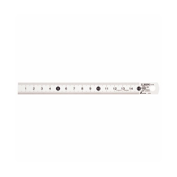 まとめ ライオン事務器 ステンレス直線定規15cm S-15 1本 ×30セット