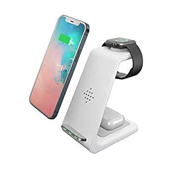 【-非常に良い】 XINGEJU ワイヤレス充電 アップルウォッチ 充電器 置くだけ充電 Qiスマホ機種全対応 3in1急速充電 iPhone 12 12 Pro SE 11 11 Pro Xs Xs